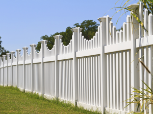 Vinyl fence for residential